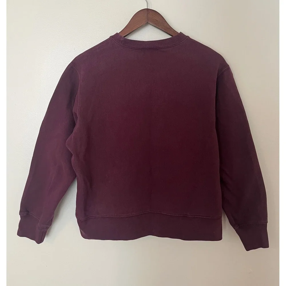 Levis Red Tab Burgundy Crewneck Sweatshirt Pullover Embroidered Logo‎ Medium